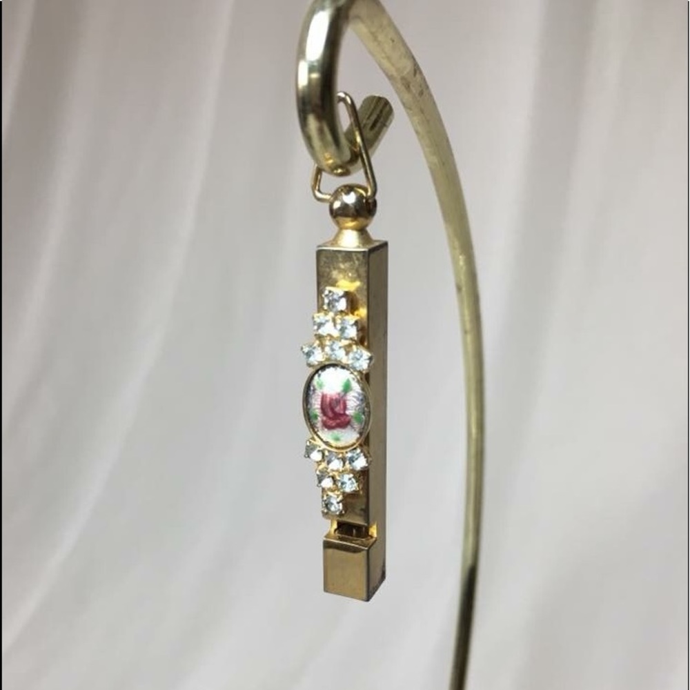 1950’s guilloche enamel whistle